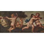 SCUOLA EMILIANA DEL XVII SECOLO Paesaggio con putti