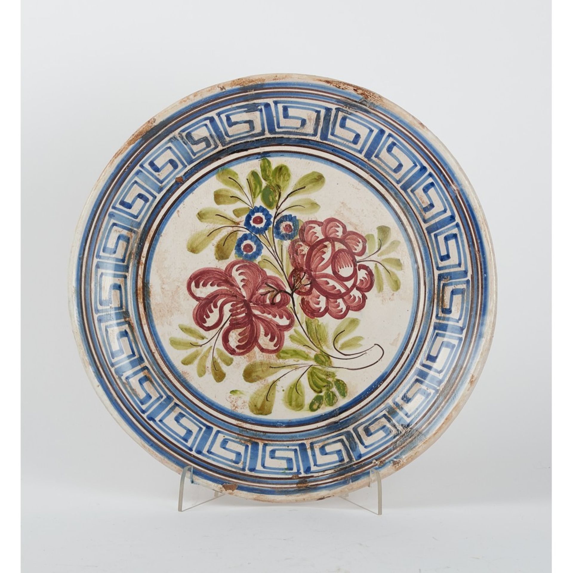 FANGOTTO in ceramica smaltata e decorata