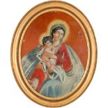 SCUOLA ITALIANA DEL XIX SECOLO, Madonna con bambino