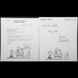Charles M. Schulz Autographed Letter