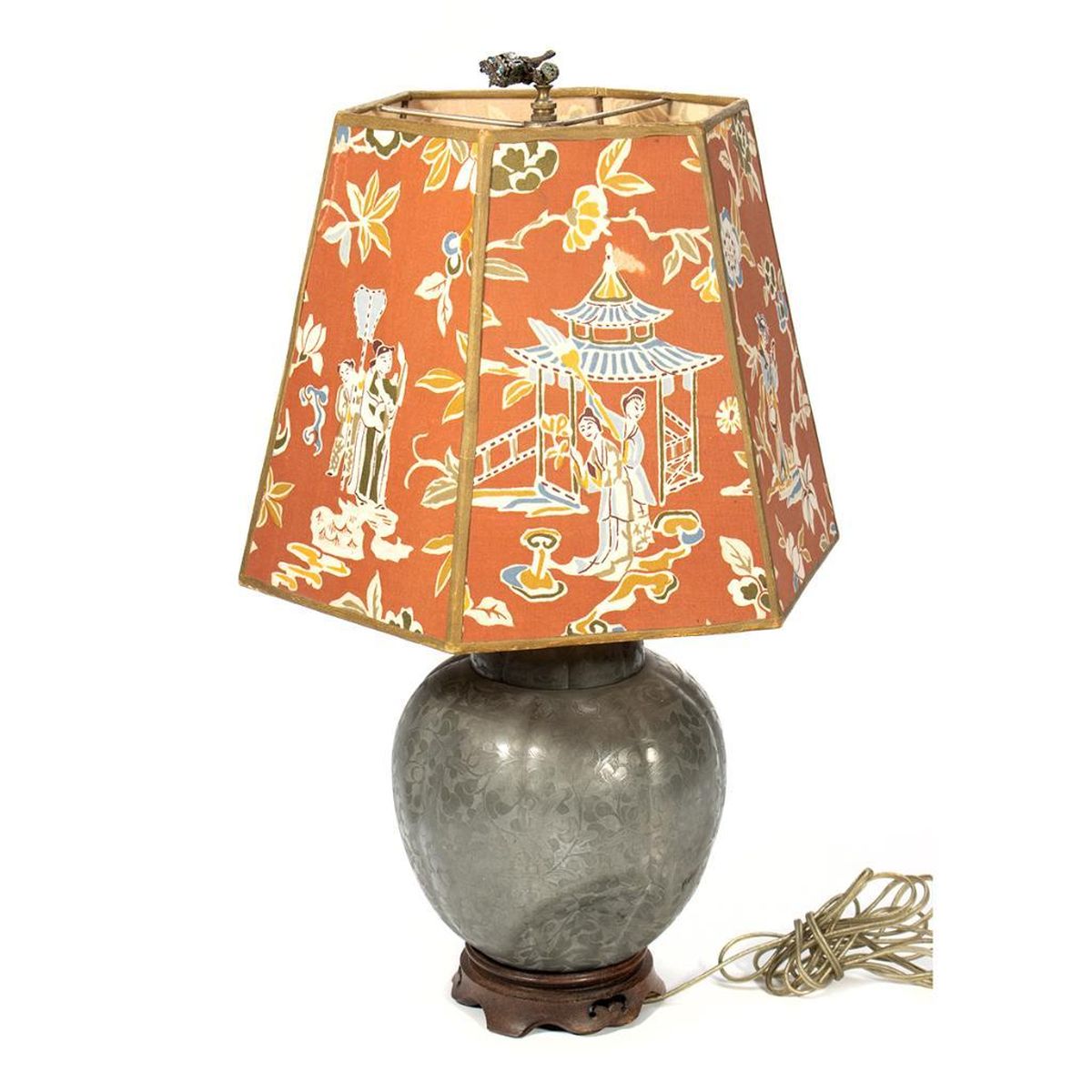 Pair Asian Style Table Lamps - Image 3 of 4