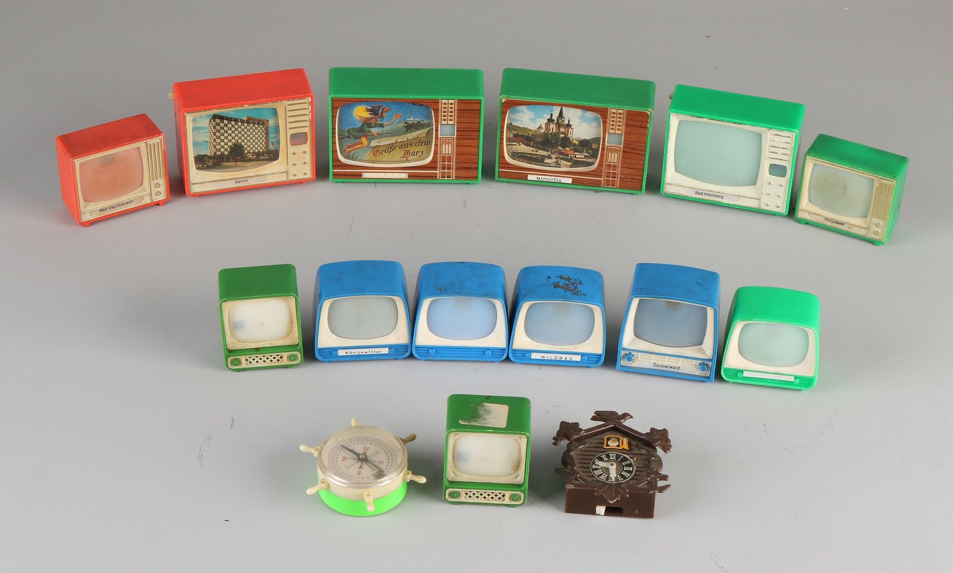 15x alte 1960er Jahre Deutsche Kunststoff View Masters. Einschließlich: TV-Form und so weiter. G