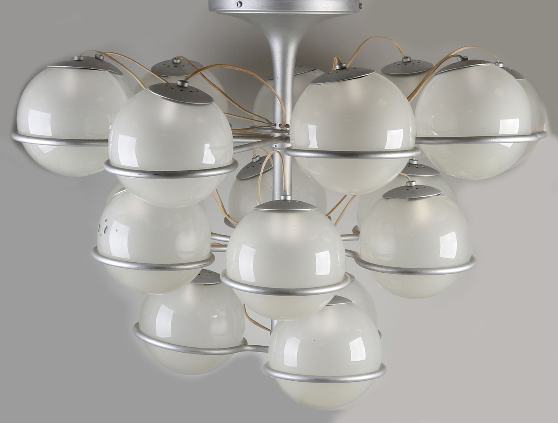 Sehr große moderne Designlampe, Gino Sarfatti 1912-1985. Lampadario mod. 2042/18 1963, XXL. 73