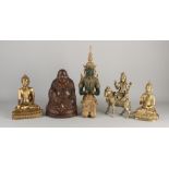 5 Buddhist figures