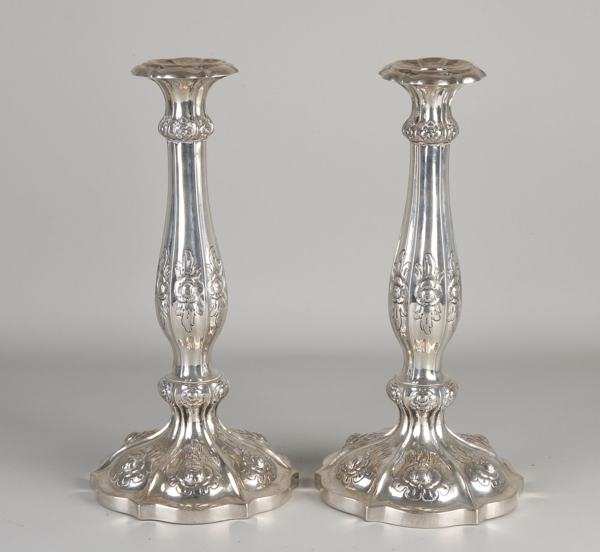 2 Silver candlestick - Bild 2 aus 2