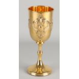 Gilded silver chalice