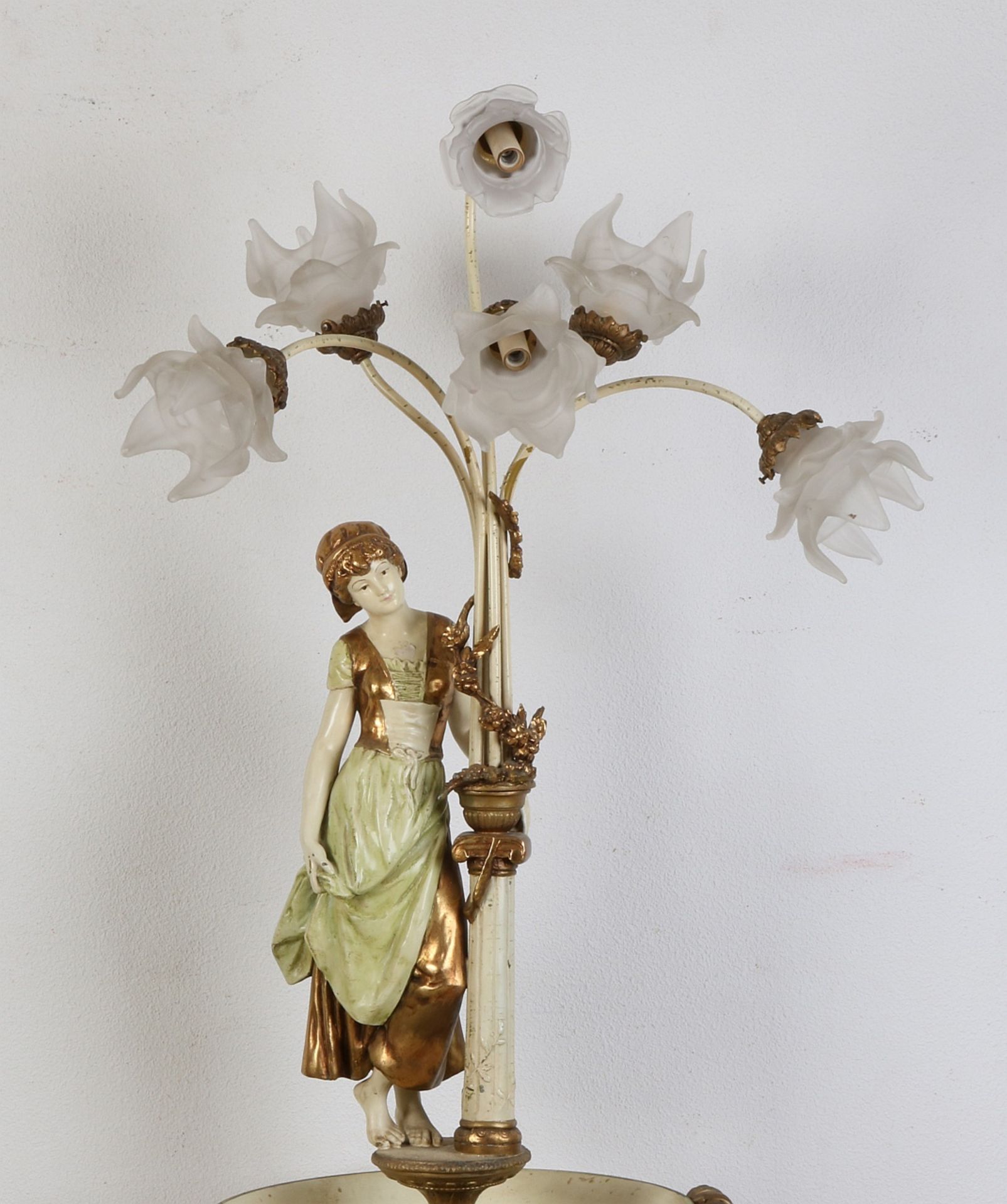 Floor lamp with jardiniere, 1900 - Bild 3 aus 3