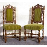 4x Antique French chairs, 1870