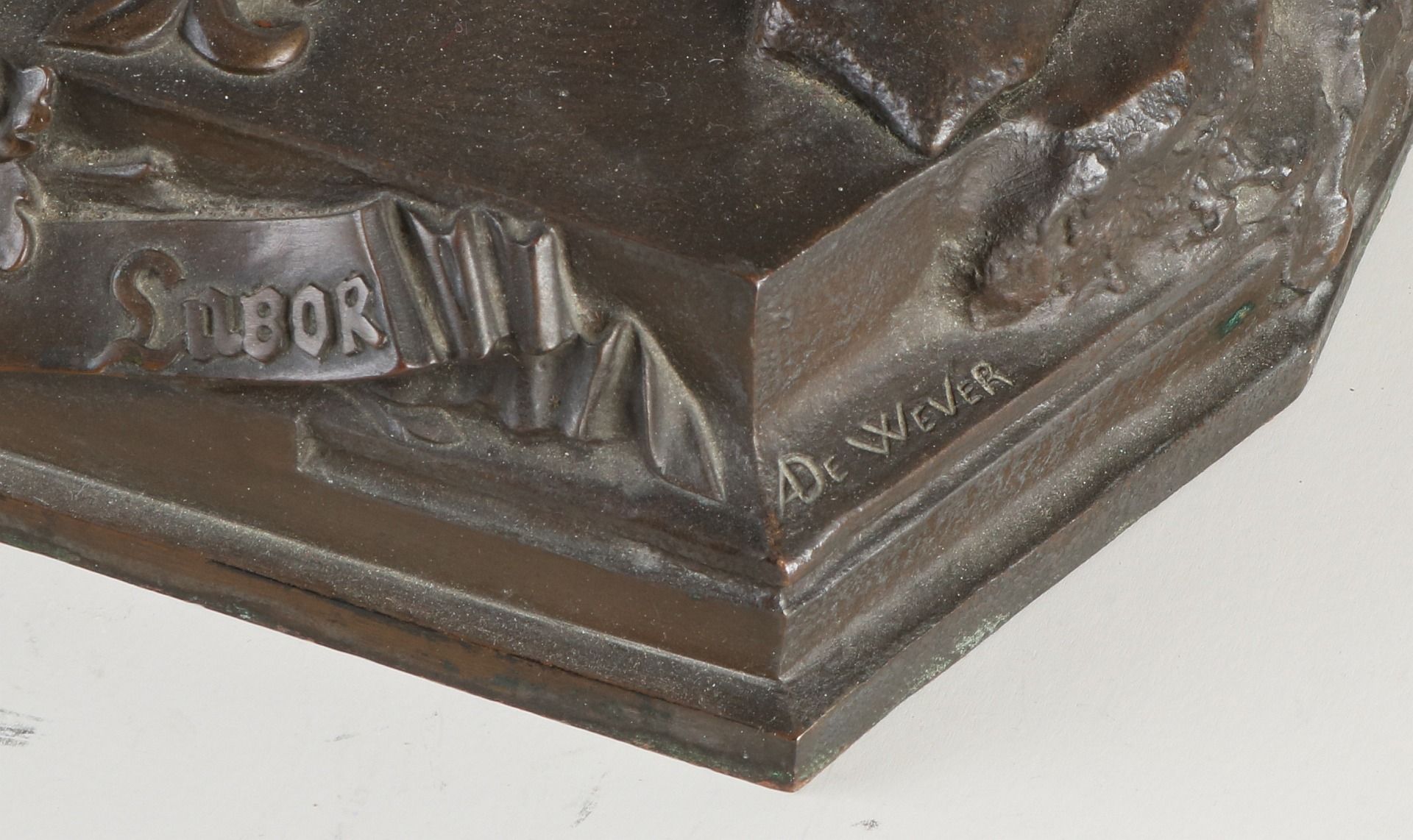 Bronze figure of A. de Wever, Smid - Image 3 of 4