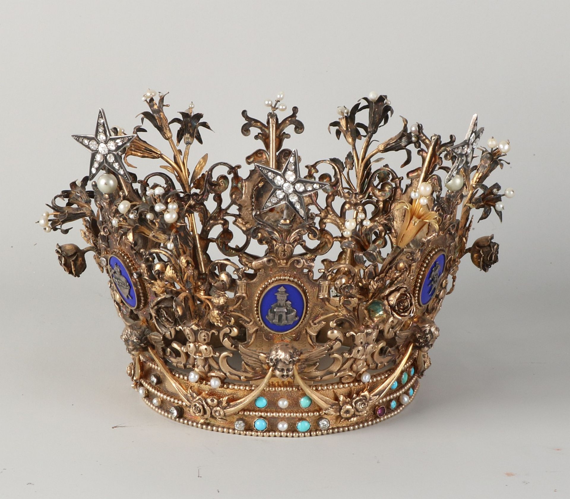 Rare crown with diamonds - Bild 3 aus 6