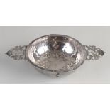 Silver brandy bowl, 1723
