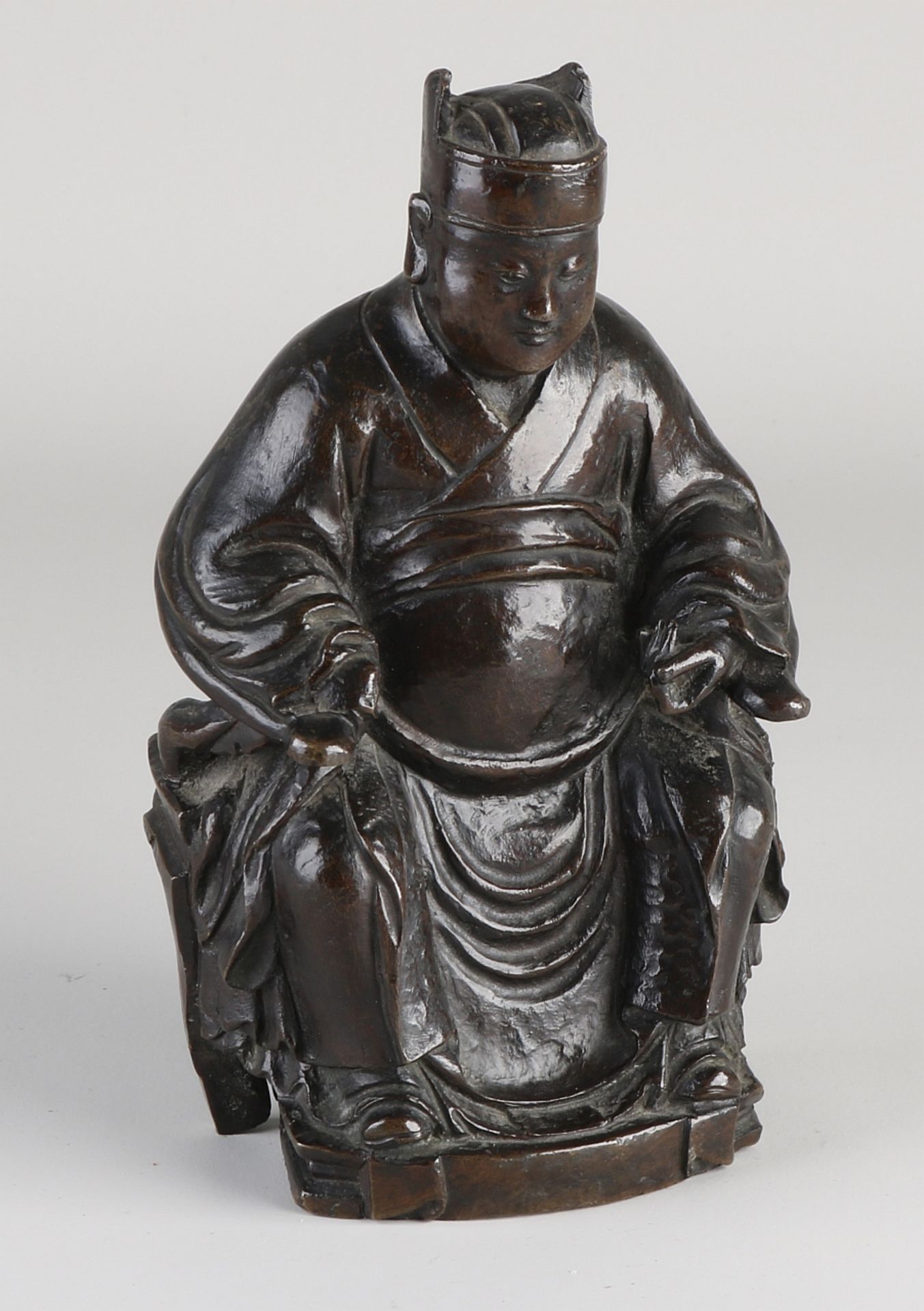 Bronze Ming figure - Image 2 of 2