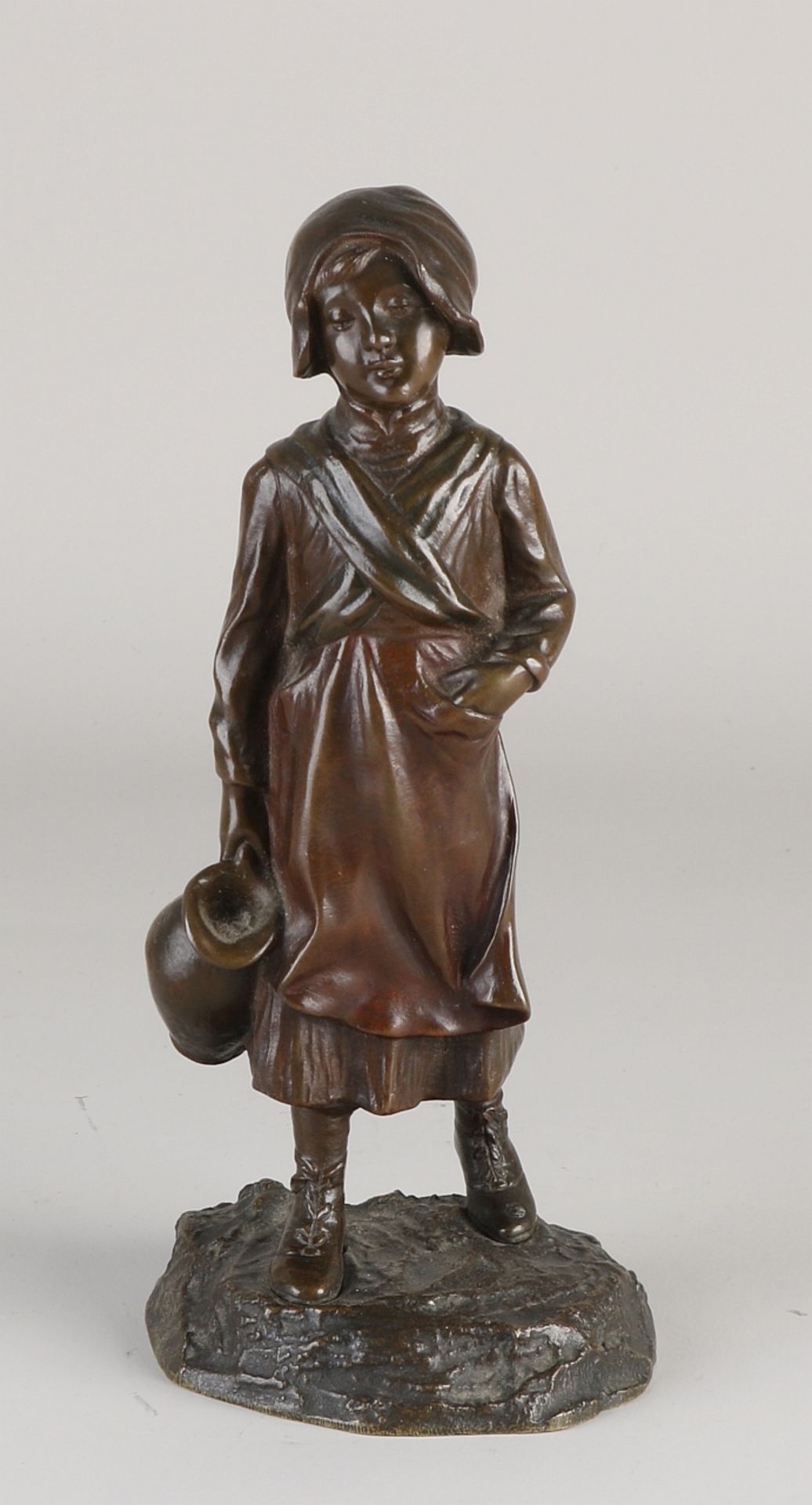 Antique bronze figure, 1900