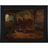 Aarnout van Gilst, Stable with two horses