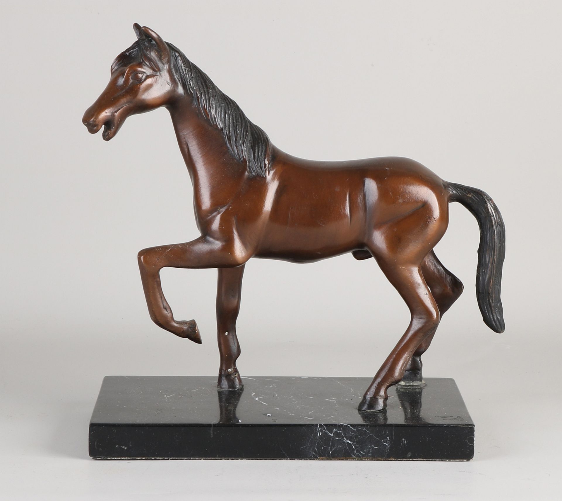 Bronze figure, Horse - Image 2 of 2