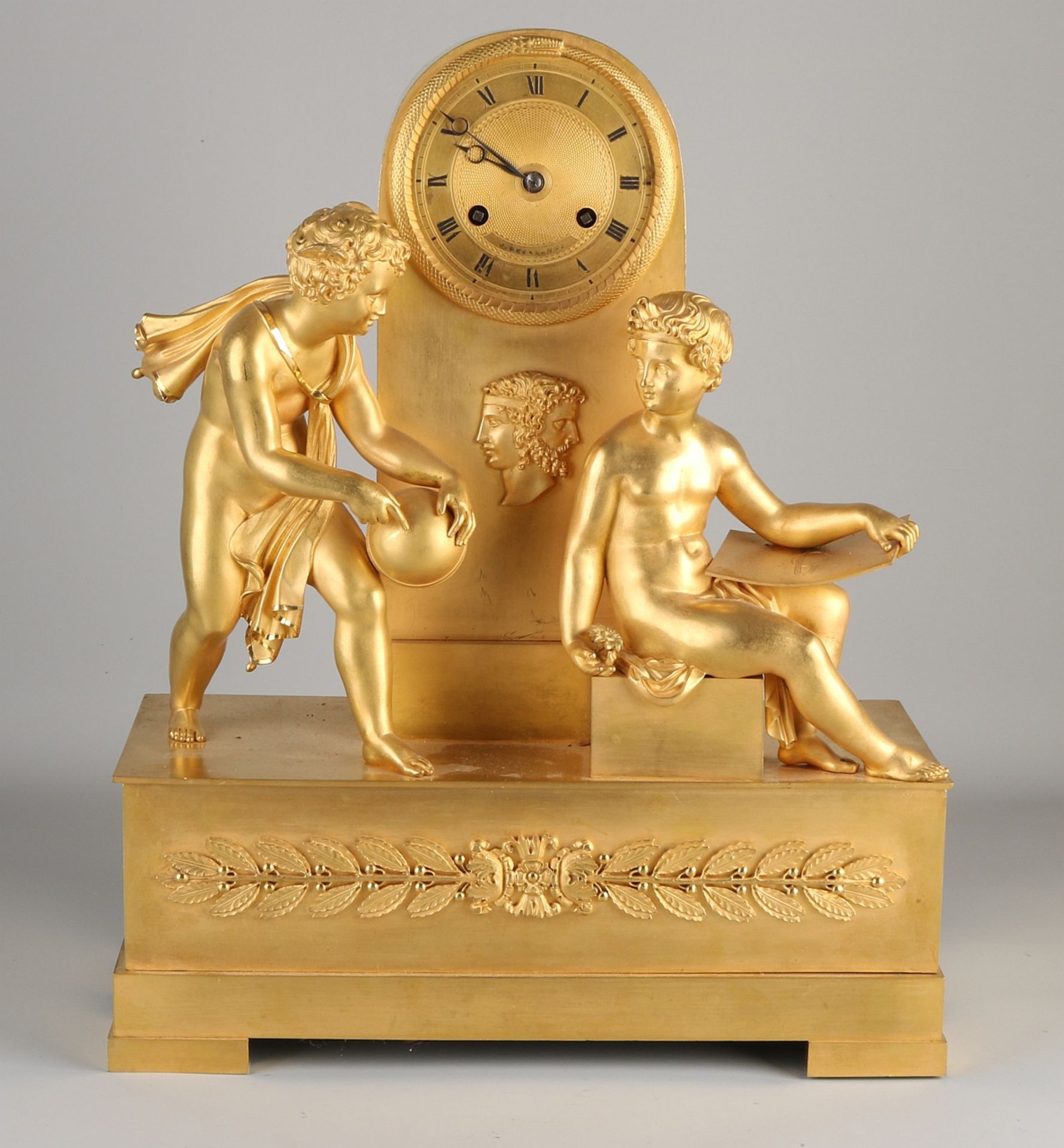 Large ormolu mantel clock, 1820