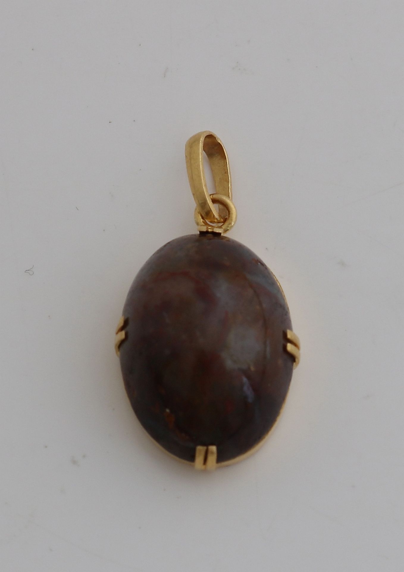 Gold agate pendant - Image 2 of 2