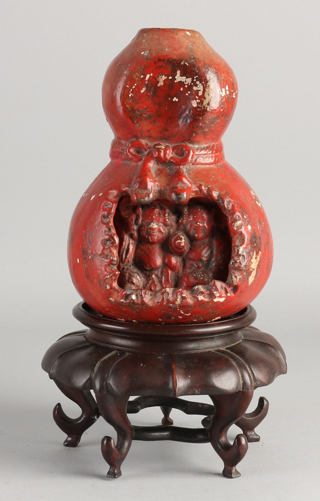 Antique Chinese knobby vase - Image 2 of 4