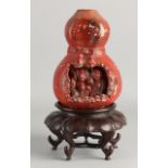 Antique Chinese knobby vase