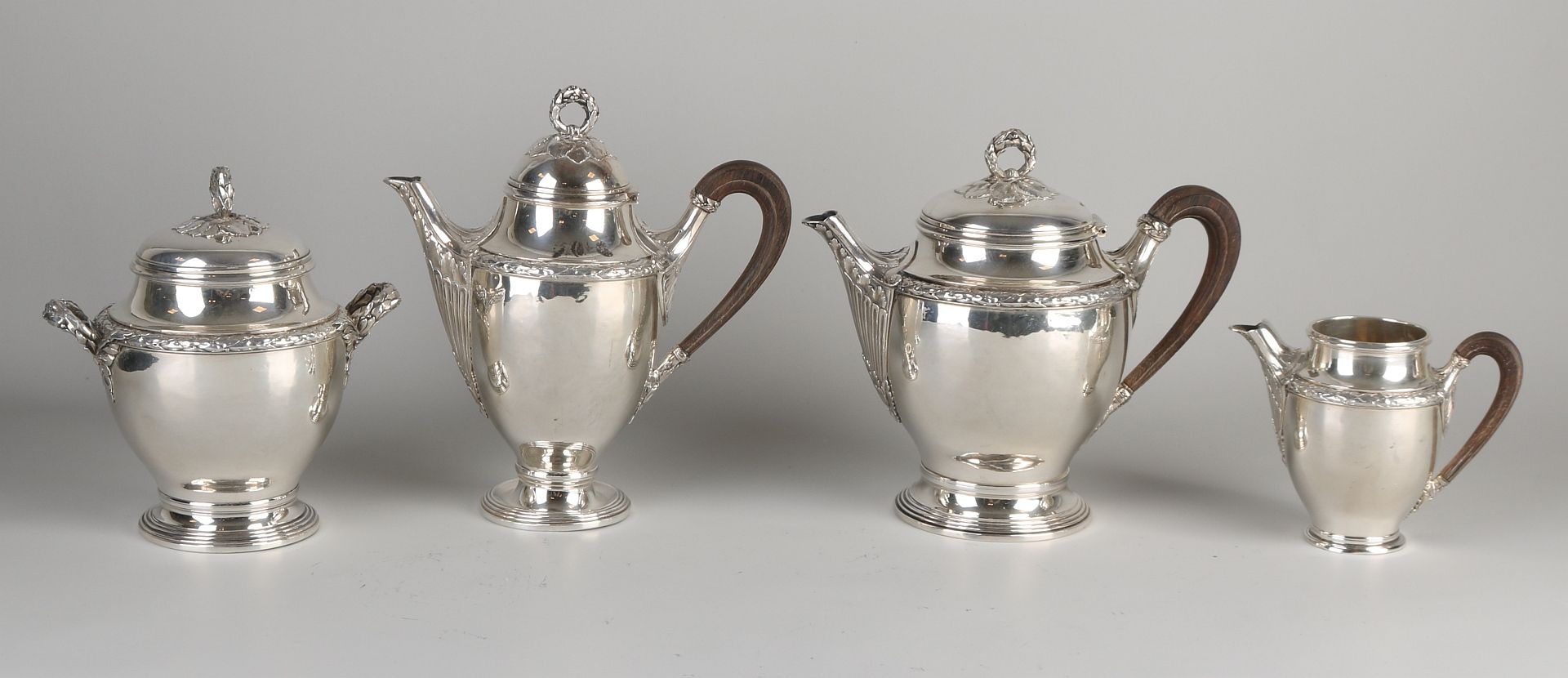 4-piece silver service - Bild 2 aus 2