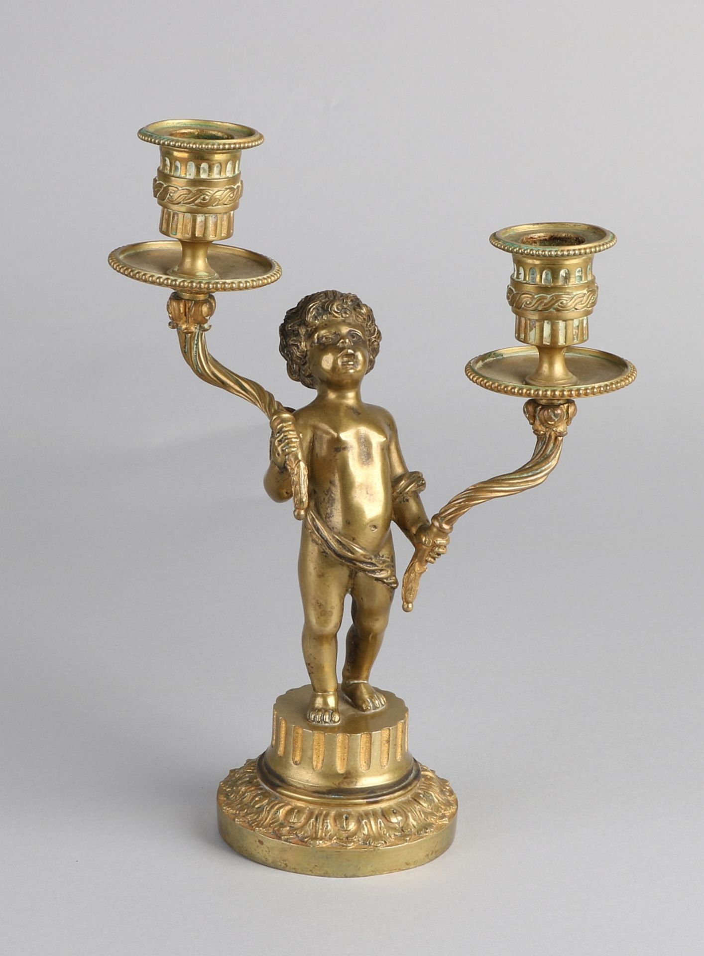 Bronze candlestick - Bild 2 aus 2