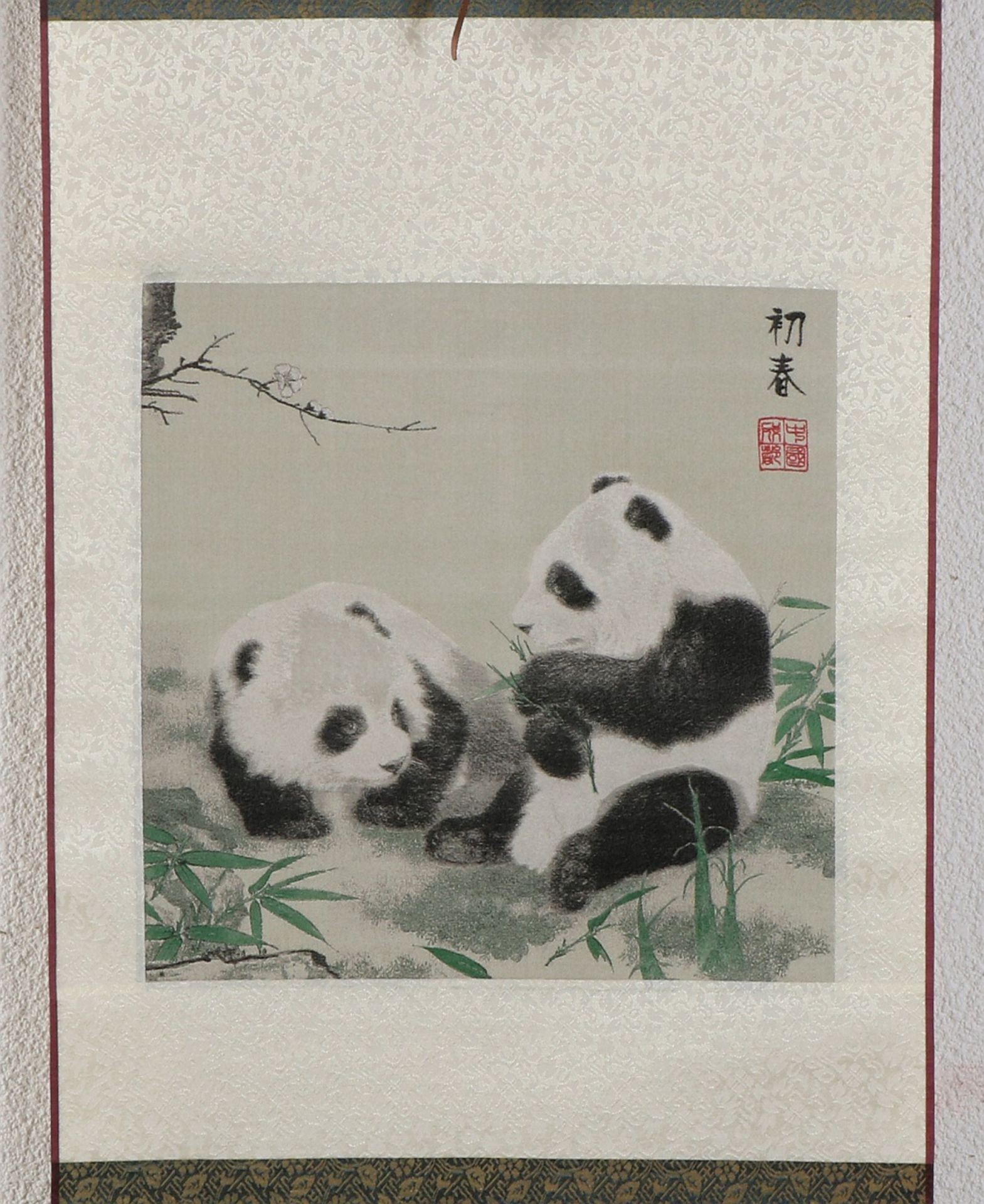 two old Chinese scroll paintings - Bild 3 aus 3