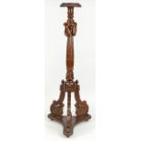 Mahogany wooden column / pedestal