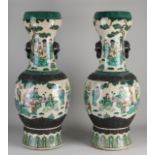 Two very large Chinese vases H 61 cm.