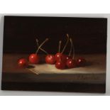 C. Cornelisz, Still life with cherries