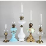 Lot petroleum lamps (5x)