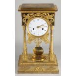 Firegilded Louis Seize mantel clock