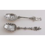 2 Silver occasional spoons