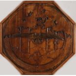 W. van Liempt ?, Wood-carved plaque