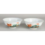 Two Chinese bowls Ø 10.6 cm.