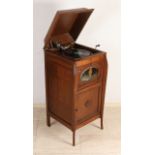 Gramophone in cabinet