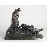 Bronze figure, H. Muller