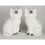 Two English porcelain dogs