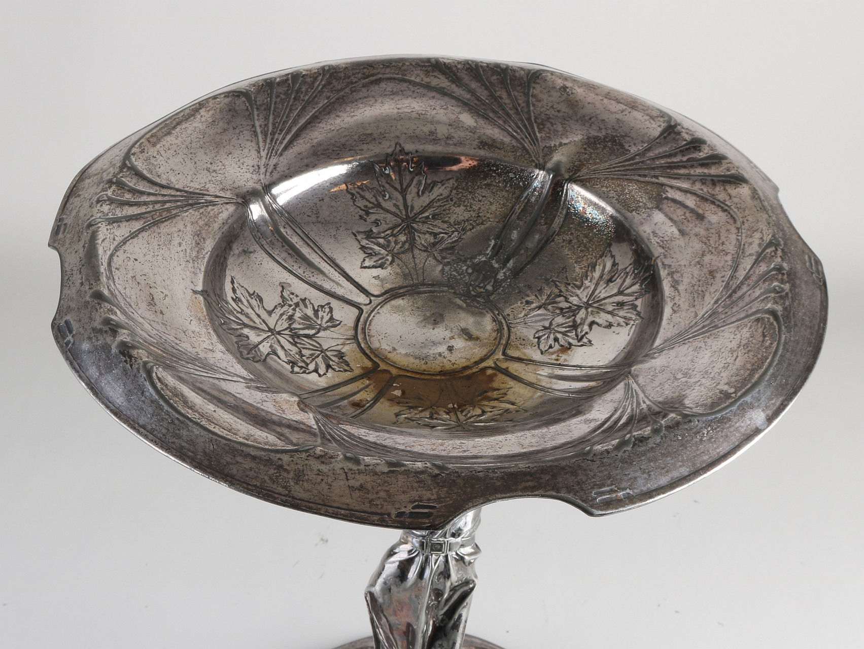 Plated Jugendstil table piece - Image 2 of 3