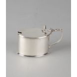 Silver mustard pot