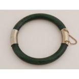 Bracelet of jade with silver