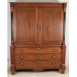 Oak Louis Seize cabinet