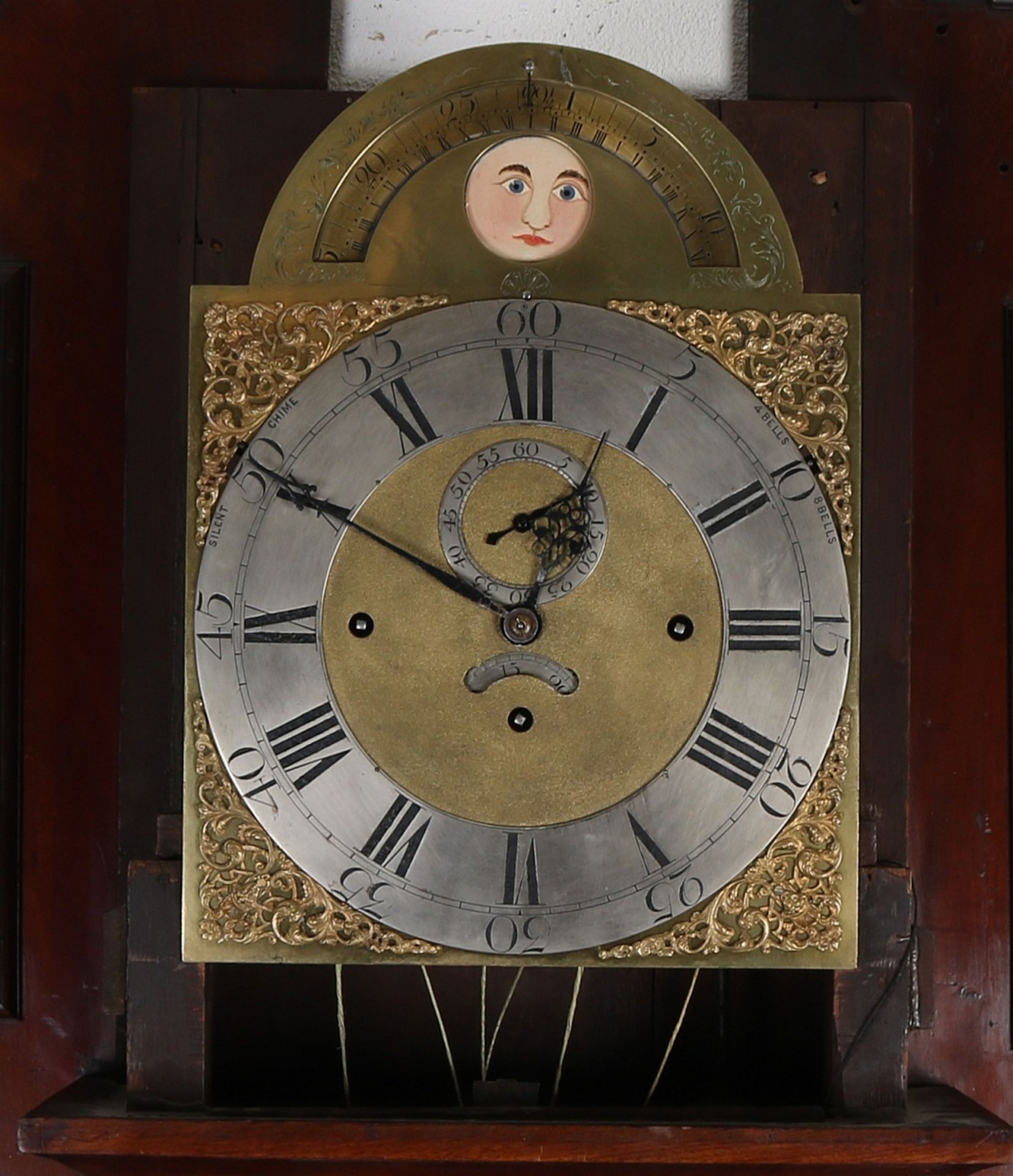 English grandfather clock - Image 4 of 7