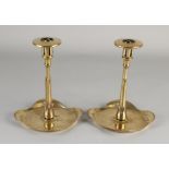 2 brass candlesticks