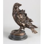 Bronze statue, Crow
