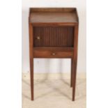 Bedside table with roller door, 1800