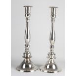 Set of plated candlesticks