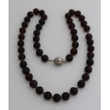 Garnet necklace