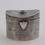 Silver snuff box