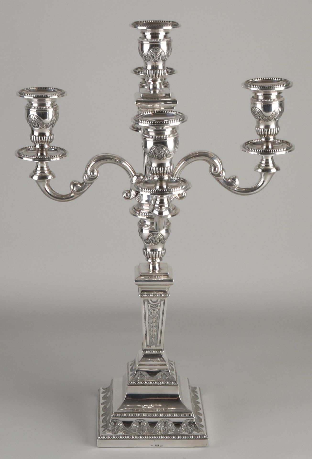 Silver candlestick - Image 2 of 3