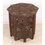 Antique oriental octagonal table